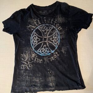 Men’s Black Affliction Shirt